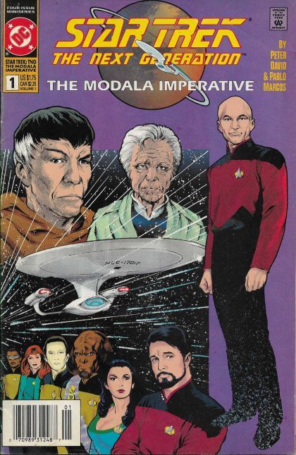Star Trek: The Next Generation - The Modala Imperative (1991) In Memory Yet Green... |  Issue#1B | Year:1991 | Series: Star Trek | Pub: DC Comics | Newsstand Edition