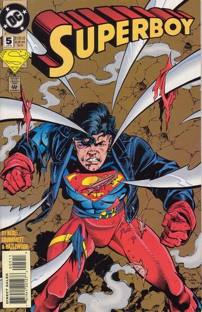 Superboy, Vol. 3 Live by the Sword... ...Die by the Sword! |  Issue#5A | Year:1994 | Series: Superboy | Pub: DC Comics | Direct Edition