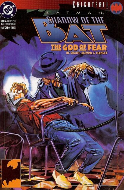 Batman: Shadow of the Bat Knightfall - The God Of Fear, Part One |  Issue#16A | Year:1993 | Series: Batman | Pub: DC Comics | Direct Edition
