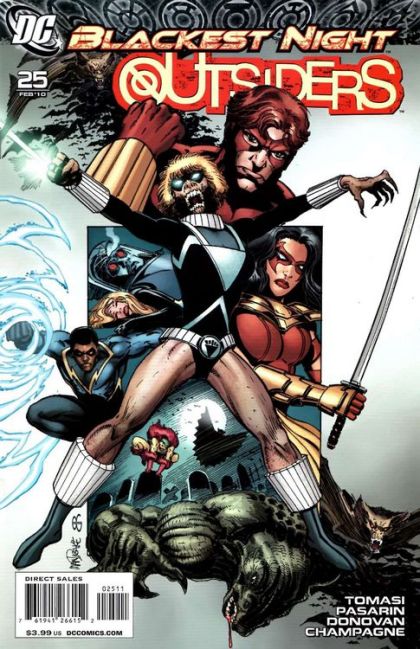 Outsiders, Vol. 4 Blackest Night - Turn to Stone |  Issue#25 | Year:2009 | Series: Outsiders | Pub: DC Comics |