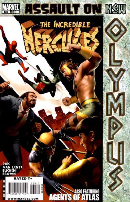 Incredible Hercules Assault On New Olympus, Act II: Faithbomb / Godmarked, Part 3: Jimmy & The Atlasnauts |  Issue#139 | Year:2009 | Series: Hercules | Pub: Marvel Comics |