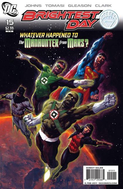 Brightest Day Brightest Day - Whatever Happened To The Manhunter From Mars? |  Issue#15A | Year:2010 | Series:  | Pub: DC Comics | David Finch Regular Cover