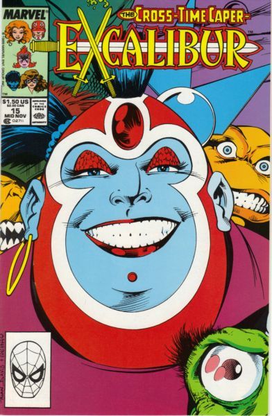 Excalibur, Vol. 1 The Cross-Time Caper, Part 4: Technet: Impossible Missions |  Issue#15A | Year:1989 | Series: Excalibur | Pub: Marvel Comics | Direct Edition