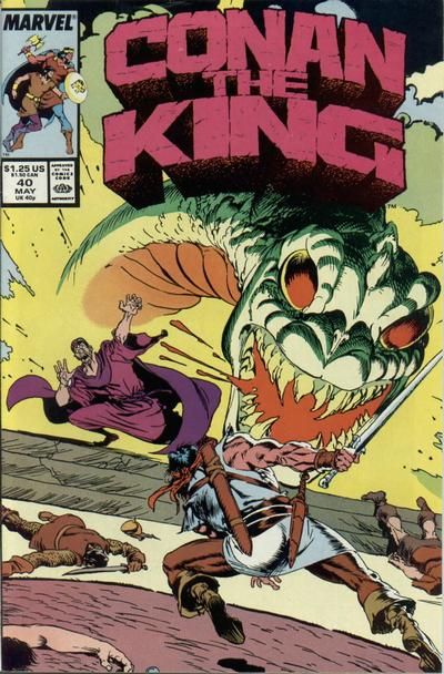 King Conan / Conan the King Of Sorcercy And Steel |  Issue#40A | Year:1987 | Series: Conan | Pub: Marvel Comics |