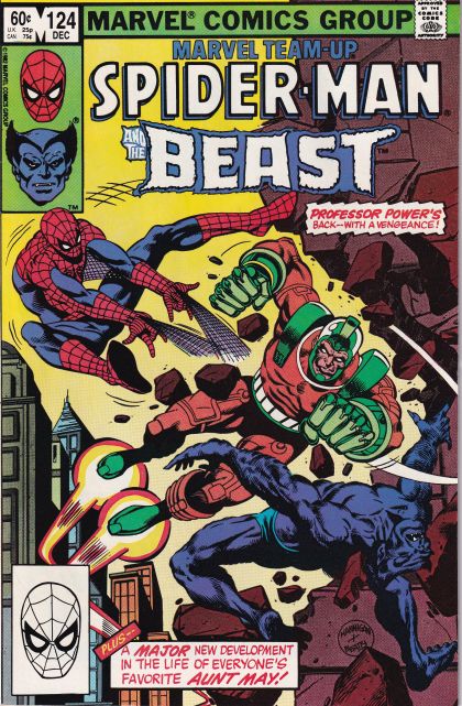 Marvel Team-Up, Vol. 1 Spider-Man and the Beast: The Ties That Bind |  Issue#124A | Year:1982 | Series: Marvel Team-Up | Pub: Marvel Comics | Direct Edition