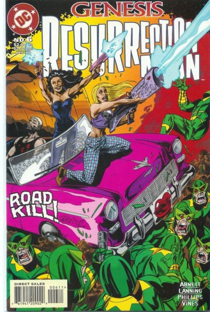 Resurrection Man, Vol. 1 Genesis - Double Take |  Issue#6 | Year:1997 | Series: Resurrection Man | Pub: DC Comics | Direct Edition