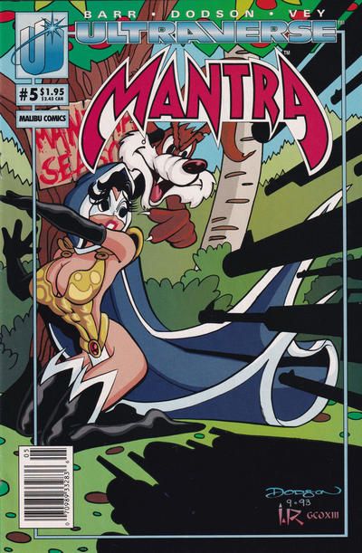 Mantra, Vol. 1 Mantra The Animated Series |  Issue#5B | Year:1993 | Series: Mantra | Pub: Malibu Comics | Newsstand Edition