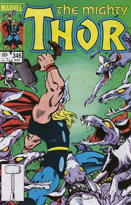 Thor, Vol. 1 The Wild Hunt! |  Issue#346A | Year:1984 | Series: Thor | Pub: Marvel Comics | Direct Edition