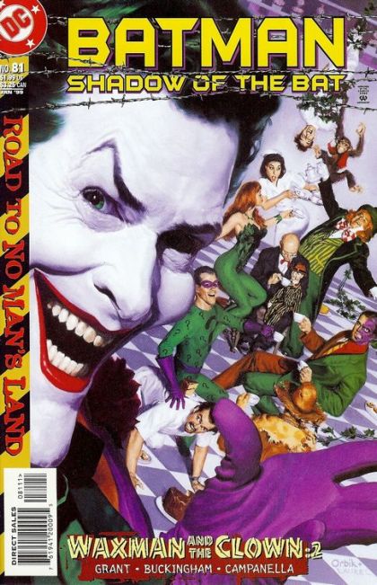 Batman: Shadow of the Bat Road To No Man's Land - Wax Man And The Clown, Part 2 |  Issue#81A | Year:1998 | Series: Batman | Pub: DC Comics | Direct Edition