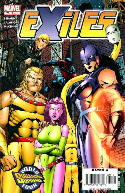 Exiles, Vol. 1 World Tour: Squadron Supreme, Part 2 |  Issue#78A | Year:2006 | Series: Exiles | Pub: Marvel Comics | Direct Edition