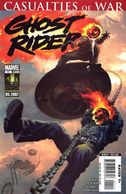 Ghost Rider, Vol. 5 Civil War - The Legend of Sleepy Hollow, Illinois, Part 4 |  Issue#11A | Year:2007 | Series: Ghost Rider | Pub: Marvel Comics |