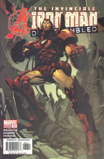 Iron Man, Vol. 3 Avengers Disassembled - The Singularity, Part 1 |  Issue#86A | Year:2004 | Series: Iron Man | Pub: Marvel Comics | Direct Edition