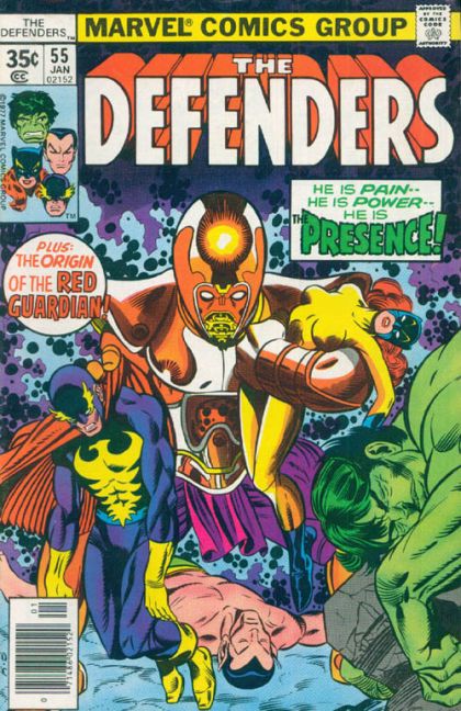 The Defenders, Vol. 1 The Power Principle, Part Three: Emotion, Ego... and Empty Expectations! |  Issue#55 | Year:1977 | Series: Defenders | Pub: Marvel Comics |