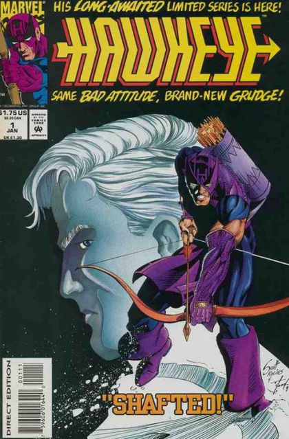 Hawkeye, Vol. 2 Shafted |  Issue#1A | Year:1993 | Series: Hawkeye | Pub: Marvel Comics | Direct Edition