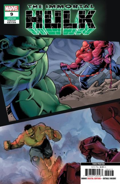 The Immortal Hulk The Sinners |  Issue#9D | Year:2019 | Series:  | Pub: Marvel Comics | 3rd Printing Bennett Variant