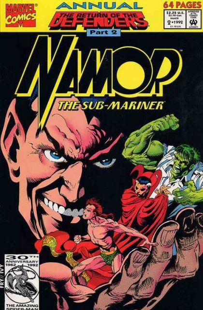 Namor, the Sub-Mariner Annual The Return Of The Defenders - Part 2: Body Doubles / The Gift / Good Girl |  Issue#2A | Year:1992 | Series: Sub-Mariner | Pub: Marvel Comics | Direct Edition