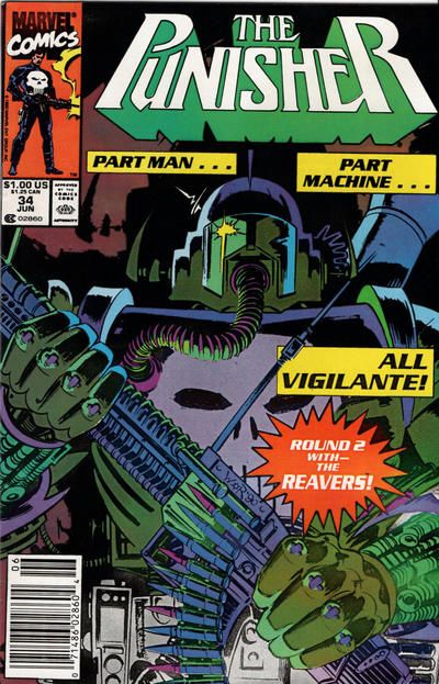 The Punisher, Vol. 2 Exo-Skeleton |  Issue#34B | Year:1990 | Series: Punisher | Pub: Marvel Comics |