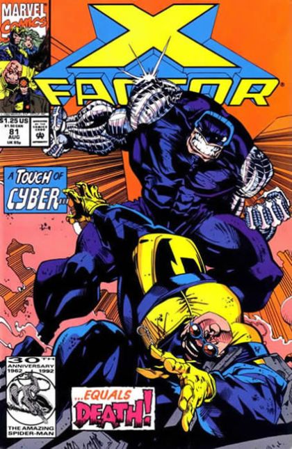 X-Factor, Vol. 1 Belles of the Ball |  Issue#81A | Year:1992 | Series: X-Factor | Pub: Marvel Comics | Direct Edition