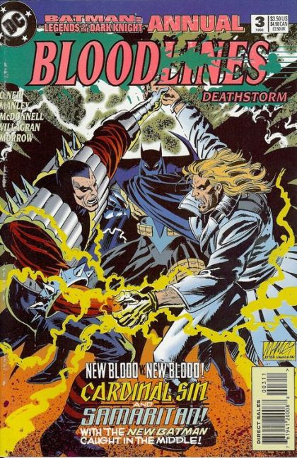 Batman: Legends of The Dark Knight Annual Bloodlines - Transformation |  Issue#3 | Year:1993 | Series:  | Pub: DC Comics | Mike Manley Regular Cover