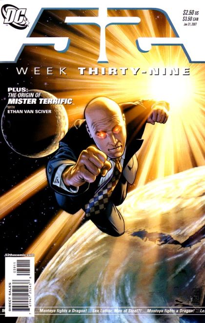 52 52 - Powers & Abilities / The Origin of Mr. Terrific |  Issue#39A | Year:2007 | Series:  | Pub: DC Comics | J.G. Jones Regular