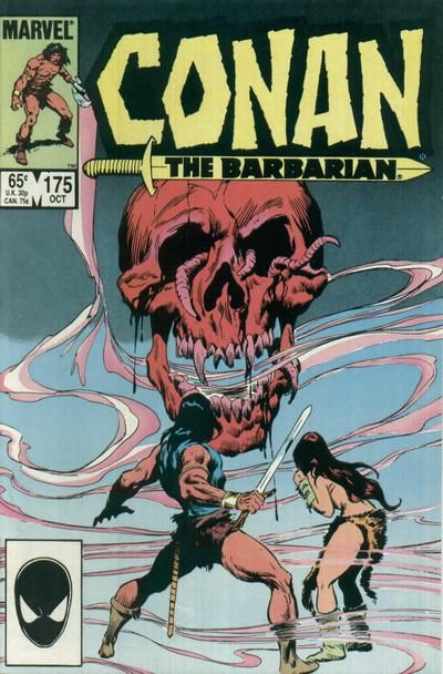 Conan the Barbarian, Vol. 1 The Scarlet Personage! |  Issue#175A | Year:1985 | Series: Conan | Pub: Marvel Comics | Direct Edition