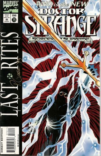 Doctor Strange: Sorcerer Supreme, Vol. 1 Last Rites, Part 4: A Moment of Silence |  Issue#75A | Year:1995 | Series: Doctor Strange | Pub: Marvel Comics | Regular Edition