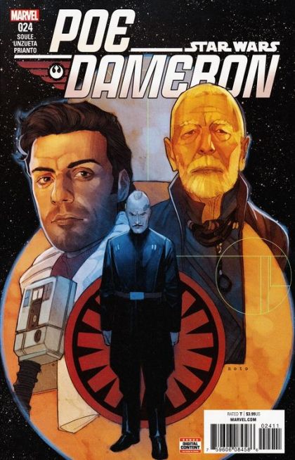 Poe Dameron Legend Found, Part 5 |  Issue#24 | Year:2018 | Series: Star Wars | Pub: Marvel Comics | Phil Noto Regular Cover