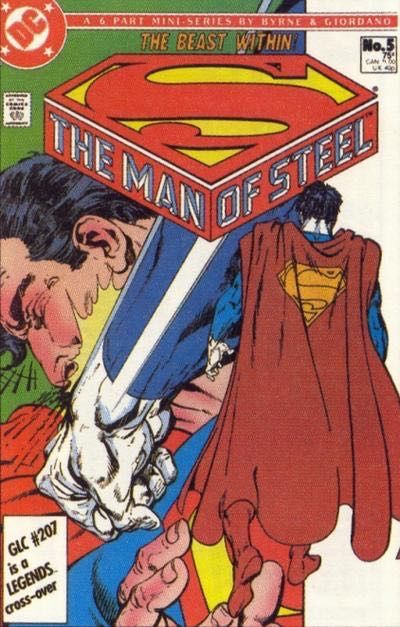 The Man of Steel, Vol. 1 The Mirror, Crack'd... |  Issue