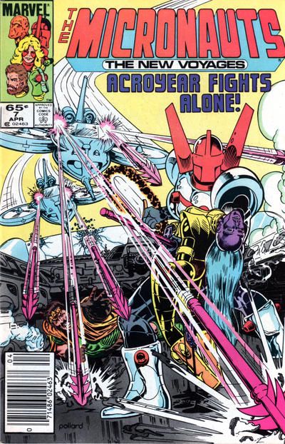 Micronauts, Vol. 2 In The Hand...Fire! |  Issue#7B | Year:1985 | Series: Micronauts | Pub: Marvel Comics | Newsstand Edition