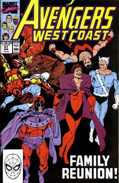 The West Coast Avengers, Vol. 2 Family Reunion |  Issue#57A | Year:1990 | Series:  | Pub: Marvel Comics | Direct Edition