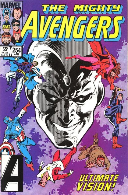 The Avengers, Vol. 1 Absolute Vision |  Issue#254A | Year:1985 | Series: Avengers | Pub: Marvel Comics | Direct Edition