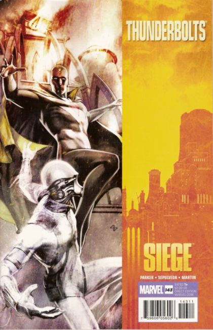 Thunderbolts, Vol. 1 Siege  |  Issue#143A | Year:2010 | Series: Thunderbolts | Pub: Marvel Comics | Adi Granov Regular Cover