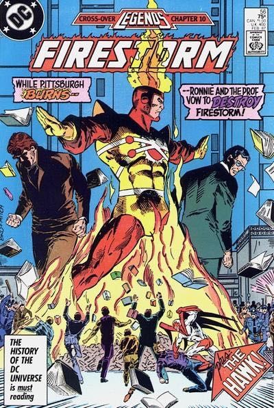 Firestorm, the Nuclear Man, Vol. 2 (1982-1990) Legends - Firestorm No More |  Issue#56A | Year:1986 | Series: Firestorm | Pub: DC Comics |