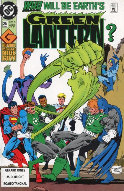 Green Lantern, Vol. 3 Prize Fight |  Issue#25A | Year:1992 | Series: Green Lantern | Pub: DC Comics | Direct Edition