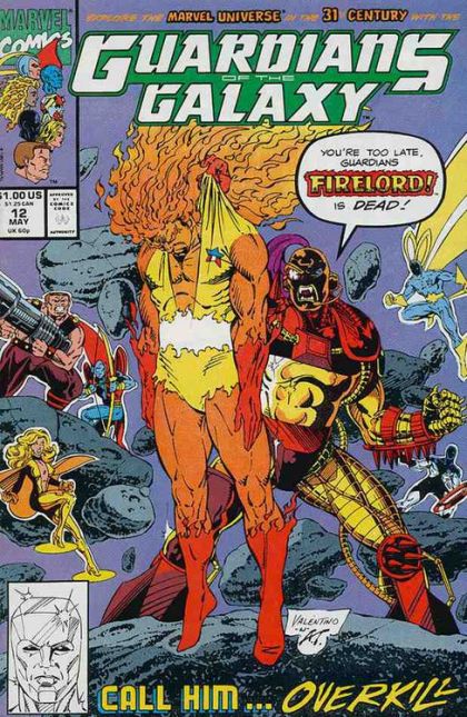 Guardians of the Galaxy, Vol. 1 Nothing Like A Little Overkill |  Issue#12A | Year:1991 | Series: Guardians of the Galaxy | Pub: Marvel Comics | Direct Edition