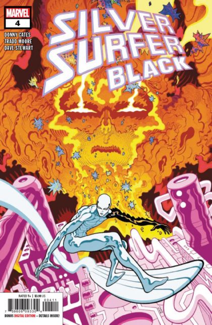 Silver Surfer: Black Black, Four of Five |  Issue#4A | Year:2019 | Series: Silver Surfer | Pub: Marvel Comics | Tradd Moore Regular