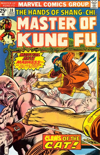 Master of Kung Fu, Vol. 1 Cat |  Issue#38A | Year:1976 | Series: Shang Chi | Pub: Marvel Comics | Regular Edition