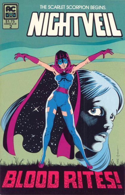 Nightveil Blood Rites!; Scarlet Scorpion |  Issue#2 | Year:1985 | Series: FemForce | Pub: AC Comics |