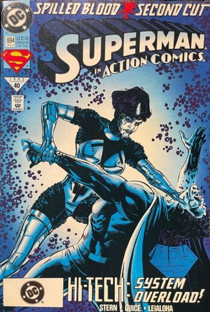 Action Comics, Vol. 1 Spilled Blood - Part 2: Survival Of The Fittest |  Issue#694C | Year:1993 | Series:  | Pub: DC Comics