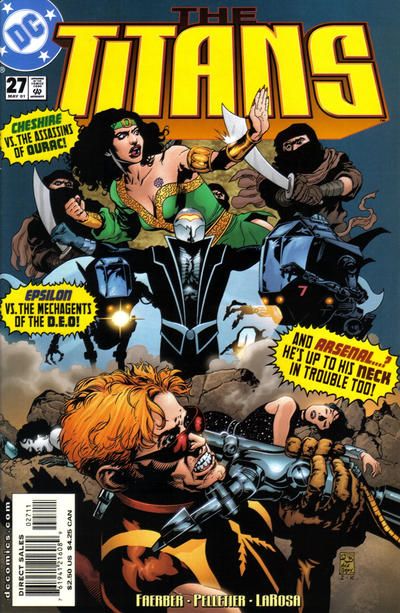Titans, Vol. 1 Desperate Measures |  Issue#27A | Year:2001 | Series: Teen Titans | Pub: DC Comics | Direct Edition