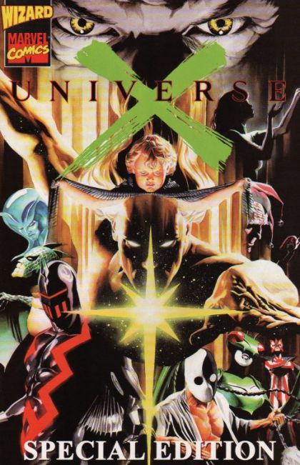 Universe X Special Edition Supplement To Wizard 106 |  Issue#1 | Year:2000 | Series: Universe X | Pub: Marvel Comics | B&W Sketchbook (Wizard 106)