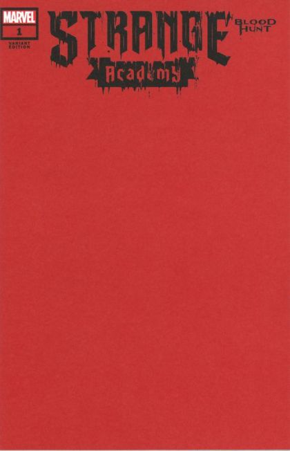 Strange Academy: Blood Hunt Blood Hunt  |  Issue#1B | Year:2024 | Series:  | Pub: Marvel Comics | Blood Red Blank Variant
