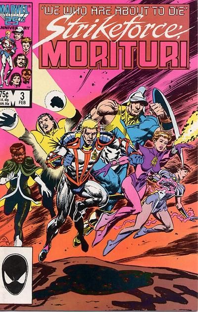 Strikeforce: Morituri Paths of Glory |  Issue#3A | Year:1987 | Series: Strikeforce: Morituri | Pub: Marvel Comics | Direct Edition