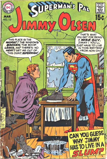 Superman's Pal Jimmy Olsen The Secret Slumlord of Metropolis / When Olsen Changed History |  Issue#127 | Year:1970 | Series:  | Pub: DC Comics |