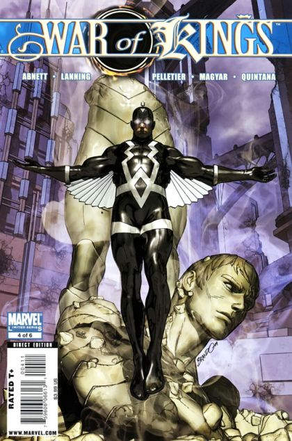 War of Kings War of Kings - King Takes Queen |  Issue#4A | Year:2009 | Series:  | Pub: Marvel Comics | Brandon Peterson Regular Cover