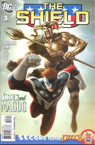 The Shield (DC) Kicking Down The Door, Part 3: Hearts & Minds / Burning Inside, Part 3 |  Issue#3 | Year:2009 | Series:  | Pub: DC Comics |