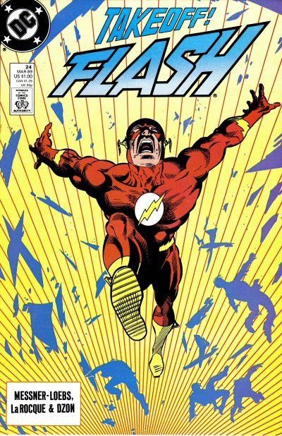 Flash, Vol. 2 Like A Straw in a Hurricane |  Issue#24A | Year:1989 | Series: Flash | Pub: DC Comics | Direct Edition