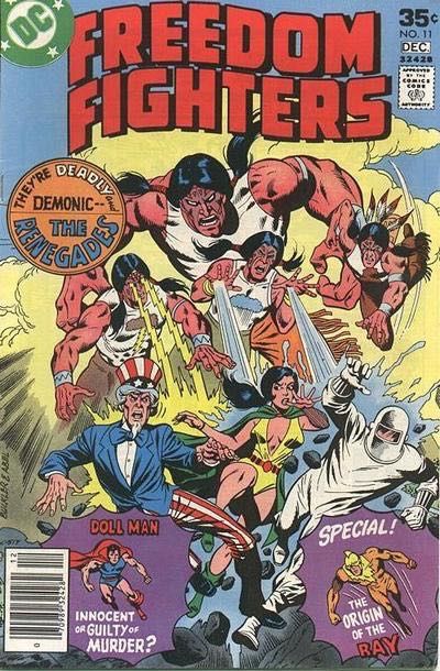 Freedom Fighters, Vol. 1 Divided We...Die |  Issue#11 | Year:1977 | Series: JSA | Pub: DC Comics | Regular Edition