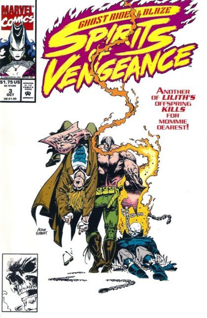 Ghost Rider / Blaze: Spirits of Vengeance Fathers |  Issue#3A | Year:1992 | Series:  | Pub: Marvel Comics | Direct Edition