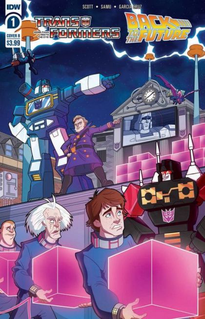 The Transformers / Back To The Future  |  Issue#1B | Year:2020 | Series:  | Pub: IDW Publishing | Philip Murphy Variant